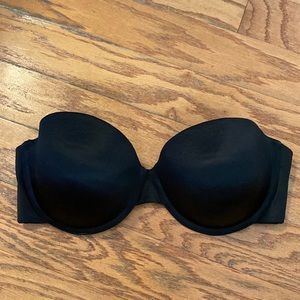 Strapless black bra Maidenform 36D
